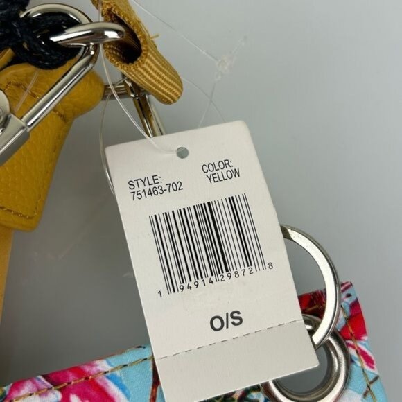 Samantha Brown To-Go Mustard Yellow Crossbody Purse w/ Keychain & Coin Purse NWT - Picture 7 of 16